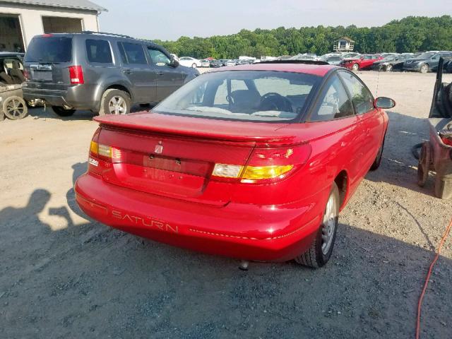 1G8ZY1278XZ331439 - 1999 SATURN SC2 RED photo 4