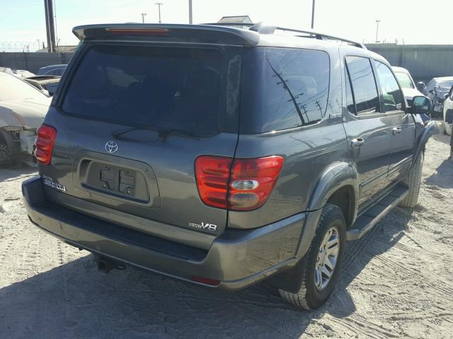 5TDZT38A94S227476 - 2004 TOYOTA SEQUOIA LI GRAY photo 4