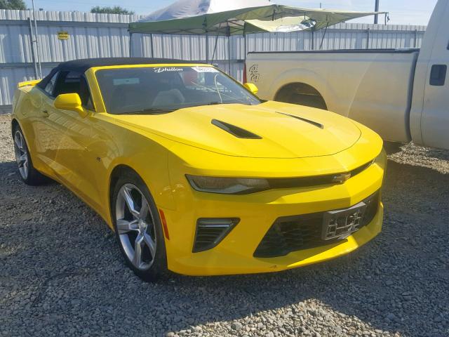 1G1FF3D70G0163476 - 2016 CHEVROLET CAMARO SS YELLOW photo 1