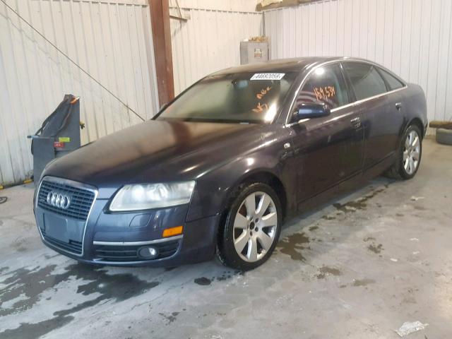 WAUDG74F85N095158 - 2005 AUDI A6 3.2 QUA BLUE photo 2