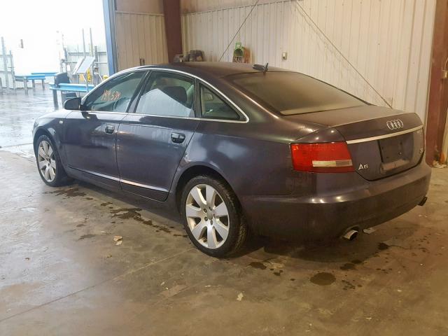 WAUDG74F85N095158 - 2005 AUDI A6 3.2 QUA BLUE photo 3