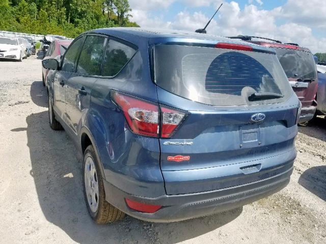 1FMCU0F71JUB42126 - 2018 FORD ESCAPE S BLUE photo 3