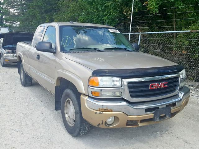 2GTEK19TX41203233 - 2004 GMC NEW SIERRA TAN photo 1