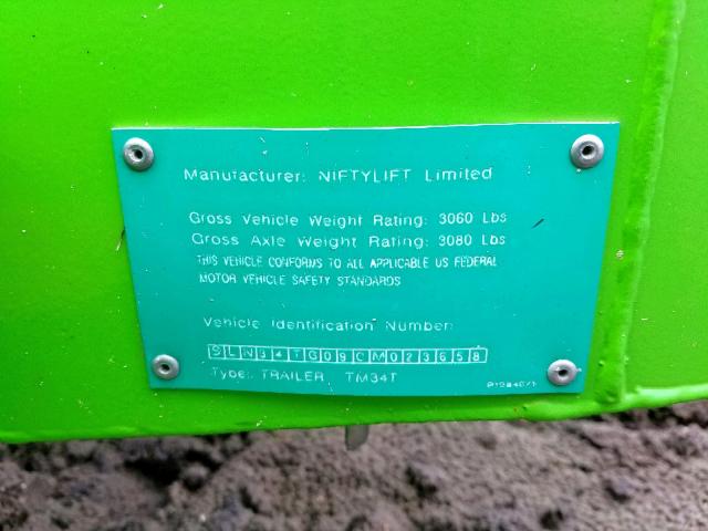 SLN34TG09CM023658 - 2012 MISC NIFTY LIFT Vert photo 10