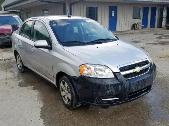 KL1TD56E79B632259 - 2009 CHEVROLET AVEO LS SILVER photo 1