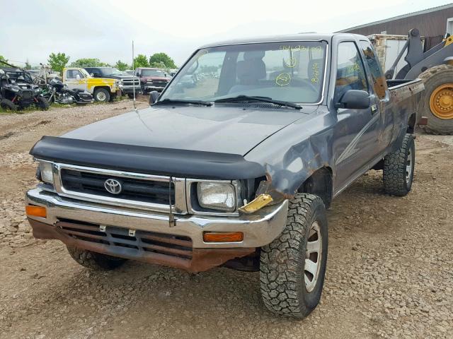 4TAVN13D4SZ322629 - 1995 TOYOTA PICKUP 1/2 GRAY photo 2