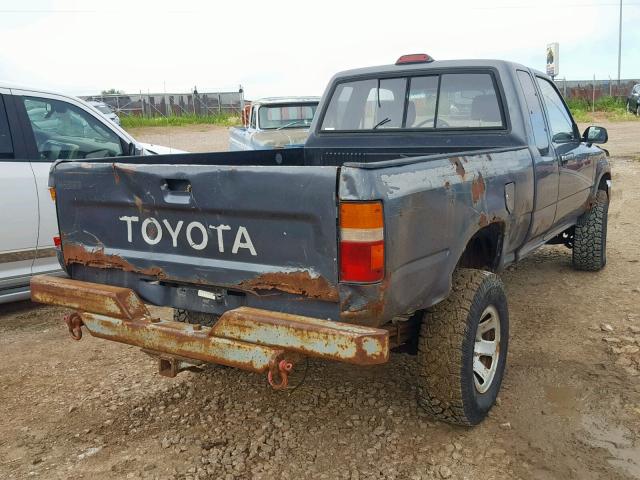 4TAVN13D4SZ322629 - 1995 TOYOTA PICKUP 1/2 GRAY photo 4