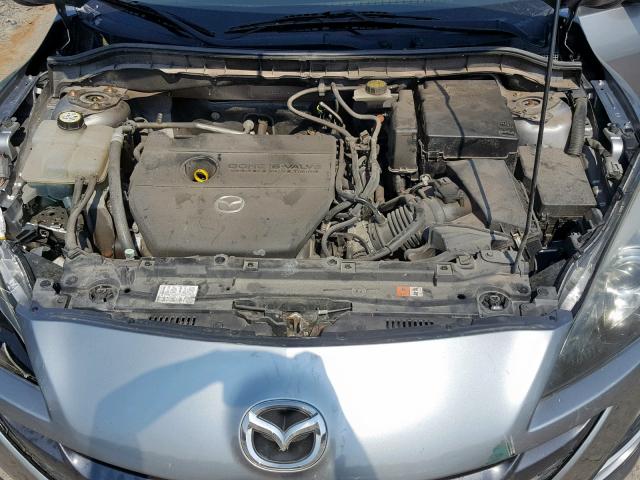 JM1BL1U60B1476668 - 2011 MAZDA 3 S SILVER photo 7