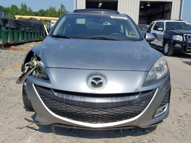 JM1BL1U60B1476668 - 2011 MAZDA 3 S SILVER photo 9