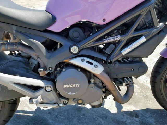 ZDM1RADN59B012964 - 2009 DUCATI MONSTER 69 PURPLE photo 9