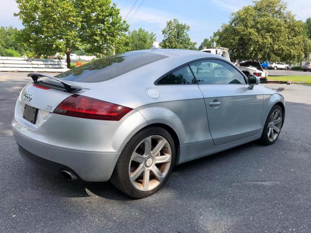 TRUDD38J981041856 - 2008 AUDI TT 3.2 QUA SILVER photo 4