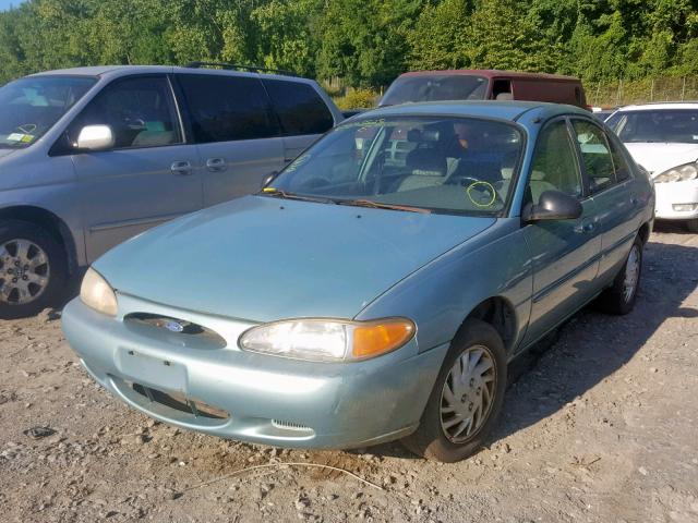 1FALP13PXVW246586 - 1997 FORD ESCORT LX BLUE photo 2