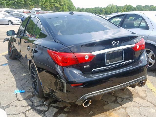 JN1BV7AR6EM687049 - 2014 INFINITI Q50 BASE BLACK photo 3