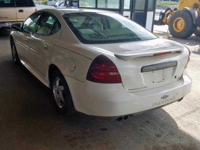 2G2WS522041139348 - 2004 PONTIAC GRAND PRIX WHITE photo 3