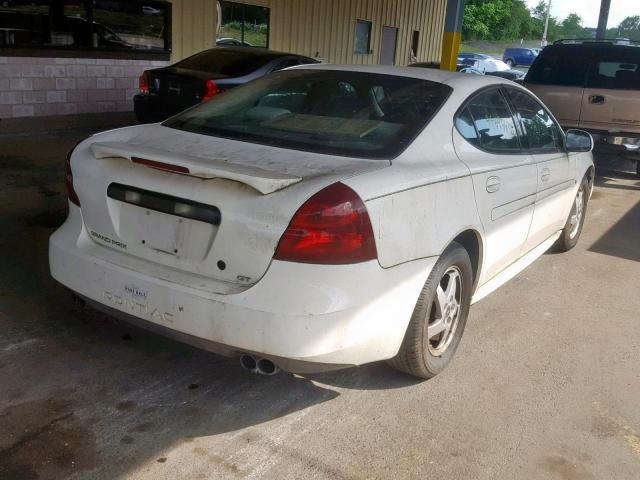 2G2WS522041139348 - 2004 PONTIAC GRAND PRIX WHITE photo 4