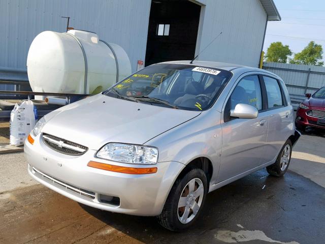 KL1TD66638B097234 - 2008 CHEVROLET AVEO BASE Gümüş foto 2