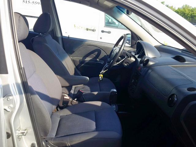 KL1TD66638B097234 - 2008 CHEVROLET AVEO BASE Gümüş foto 5
