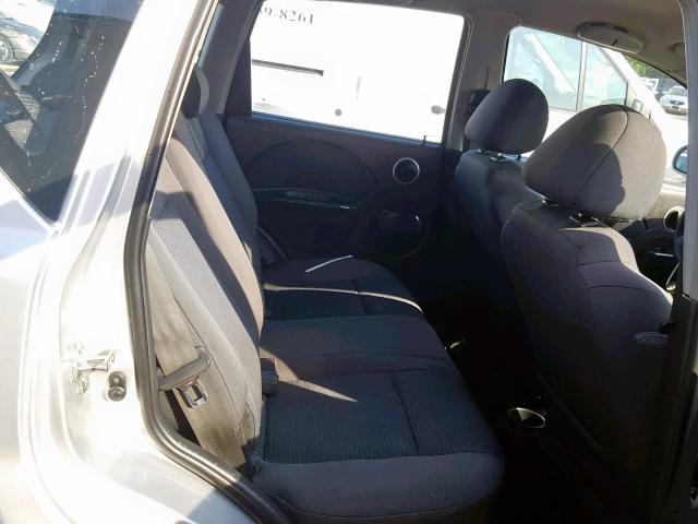 KL1TD66638B097234 - 2008 CHEVROLET AVEO BASE Gümüş foto 6