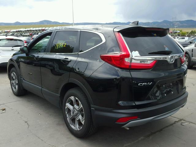 2HKRW2H89HH609890 - 2017 HONDA CR-V EXL BLACK photo 3