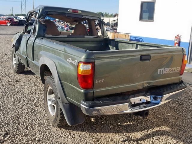 4F4ZR17U32TM03474 - 2002 MAZDA B3000 CAB GREEN photo 3