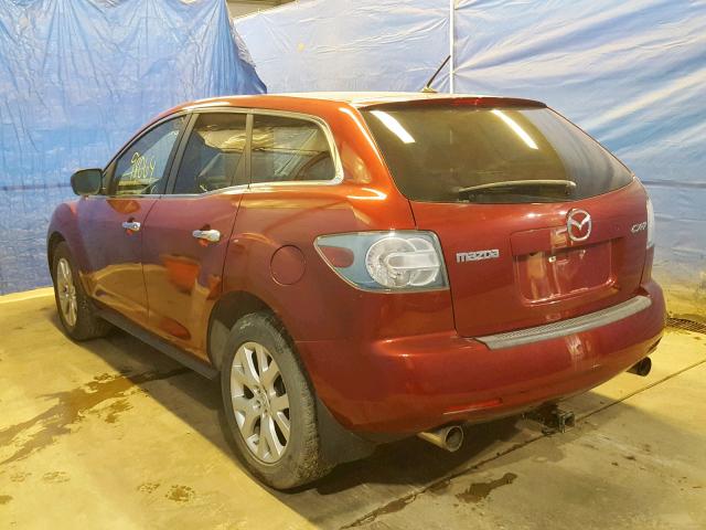 JM3ER293X70132527 - 2007 MAZDA CX-7 BURGUNDY photo 3