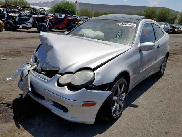 WDBRN64J93A503909 - 2003 MERCEDES-BENZ C 320 SPOR GRAY photo 2