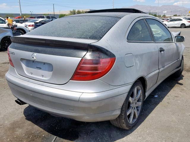 WDBRN64J93A503909 - 2003 MERCEDES-BENZ C 320 SPOR GRAY photo 4