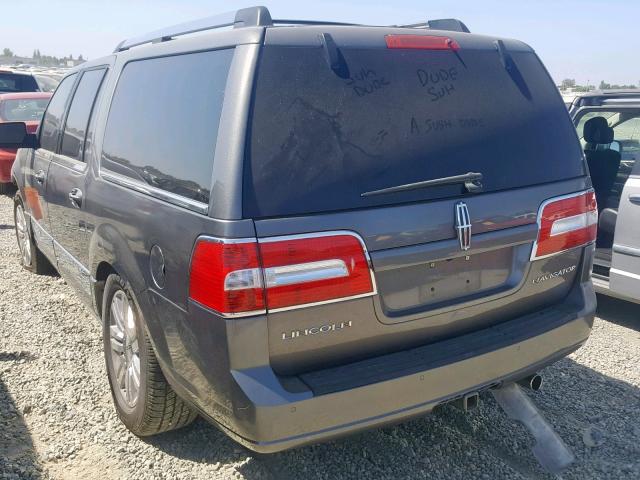 5LMJJ3J54BEJ08603 - 2011 LINCOLN NAVIGATOR GRAY photo 3