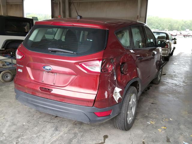 1FMCU0F78GUC10754 - 2016 FORD ESCAPE S MAROON photo 4