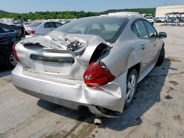2G2WP552671135497 - 2007 PONTIAC GRAND PRIX SILVER photo 4