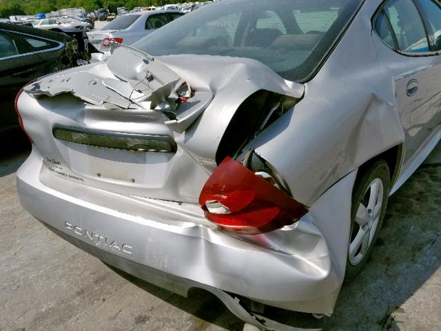 2G2WP552671135497 - 2007 PONTIAC GRAND PRIX SILVER photo 9