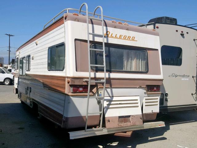 1GBJP37WXF3308915 - 1985 ALLG MOTORHOME WHITE photo 3