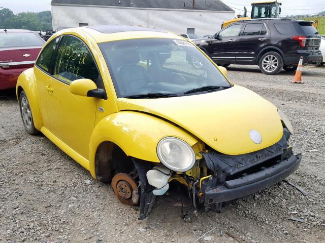 3VWCB21C02M458727 - 2002 VOLKSWAGEN NEW BEETLE 黄色 照片 1