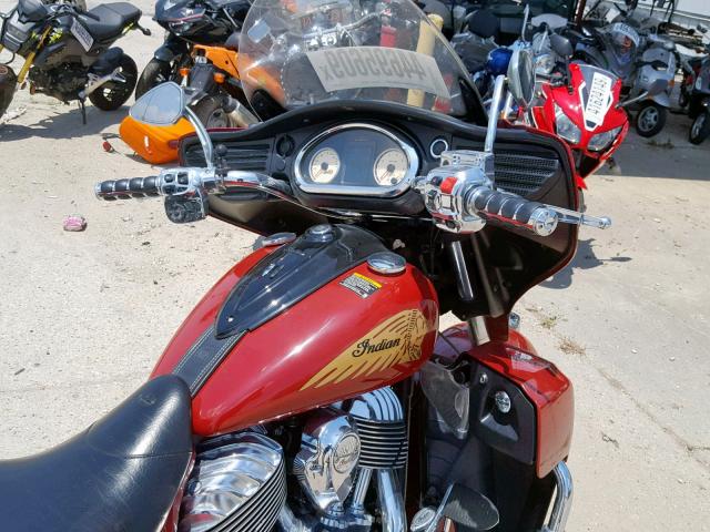 56KTCAAA9E3312318 - 2014 INDIAN MOTORCYCLE CO. CHIEFTAIN MAROON photo 5