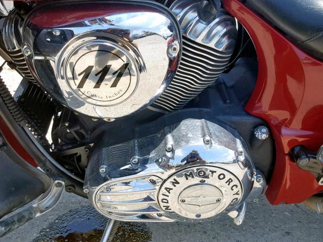 56KTCAAA9E3312318 - 2014 INDIAN MOTORCYCLE CO. CHIEFTAIN MAROON photo 7