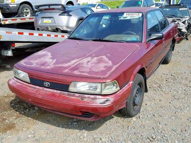 4T1SV21E9MU451616 - 1991 TOYOTA CAMRY DLX 勃艮第红 照片 2