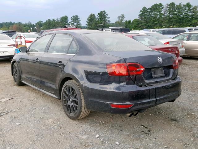 3VW5A7AJ6DM228488 - 2013 VOLKSWAGEN JETTA GLI BLACK photo 3