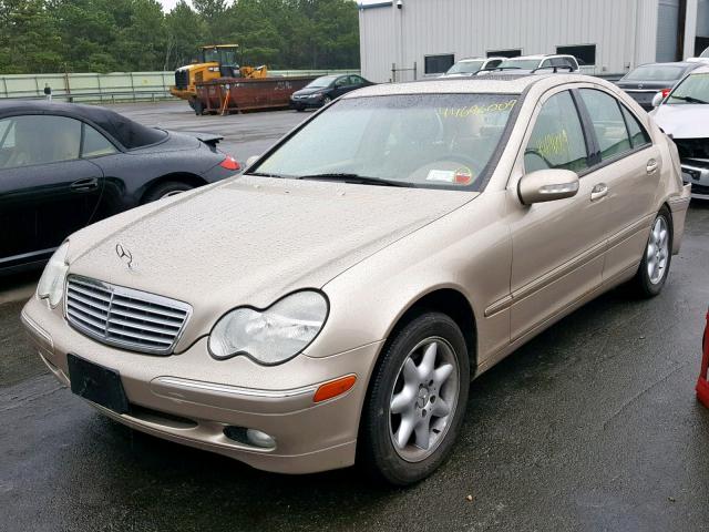 WDBRF61J72F235056 - 2002 MERCEDES-BENZ C 240 GOLD photo 2