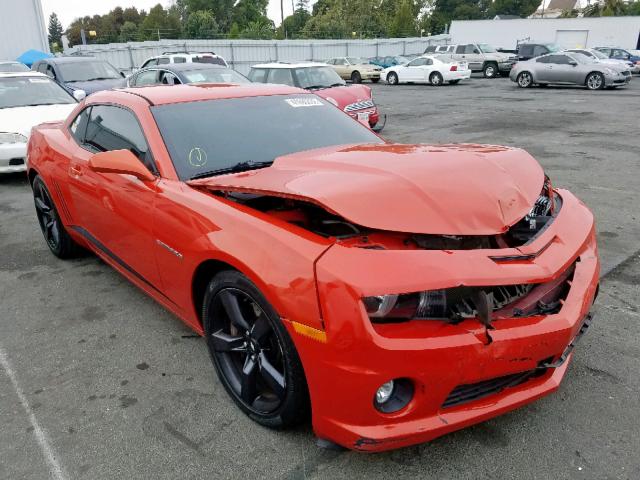 2G1FJ1EJ0C9155522 - 2012 CHEVROLET CAMARO SS ORANGE photo 1