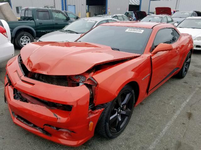 2G1FJ1EJ0C9155522 - 2012 CHEVROLET CAMARO SS ORANGE photo 2