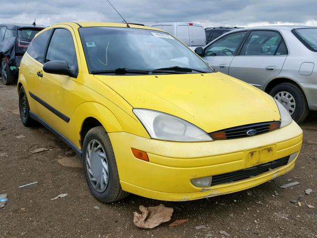 3FAFP31381R129532 - 2001 FORD FOCUS ZX3 YELLOW photo 1