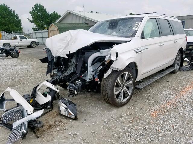 5LMJJ3LTXKEL04833 - 2019 LINCOLN NAVIGATOR WHITE photo 2