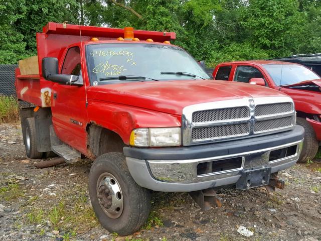 3B6MF36551M571538 - 2001 DODGE RAM 3500 RED photo 1