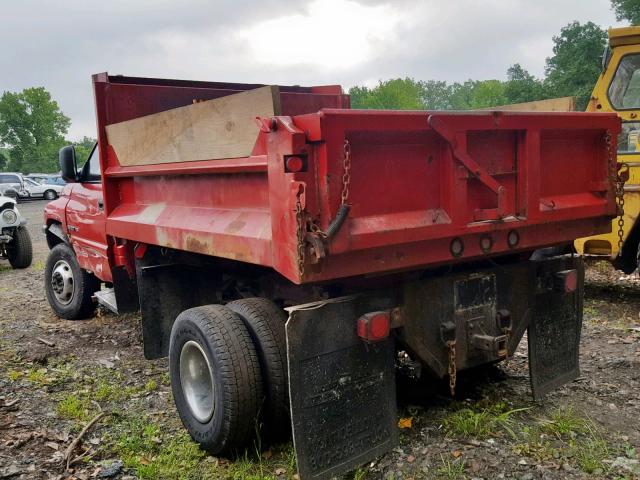 3B6MF36551M571538 - 2001 DODGE RAM 3500 RED photo 3