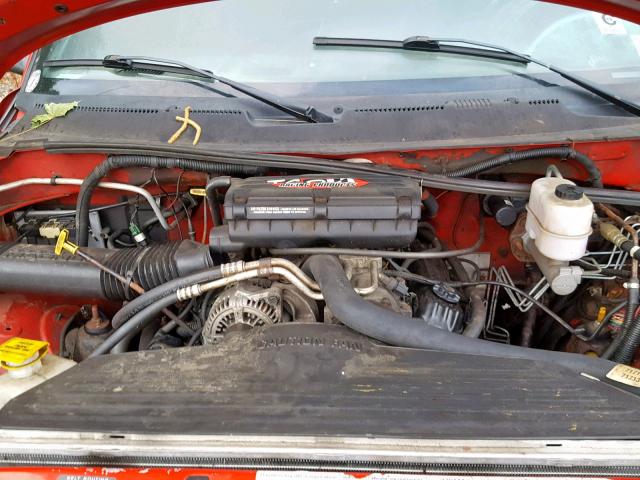 3B6MF36551M571538 - 2001 DODGE RAM 3500 RED photo 7