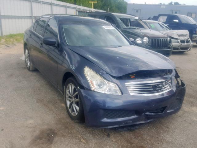 JNKCV61E39M310286 - 2009 INFINITI G37 BASE BLACK photo 1