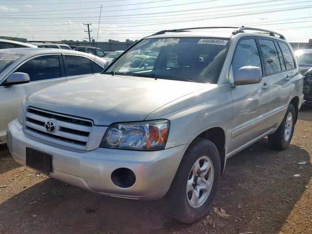 JTEGD21A840096337 - 2004 TOYOTA HIGHLANDER SILVER photo 2