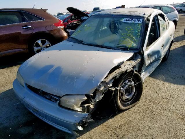 1Y1SK5360PZ053623 - 1993 GEO PRIZM BASE BLUE photo 2