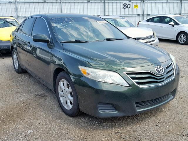 4T1BF3EK0BU724071 - 2011 TOYOTA CAMRY BASE GREEN photo 1