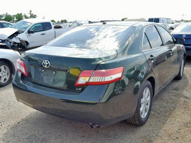 4T1BF3EK0BU724071 - 2011 TOYOTA CAMRY BASE GREEN photo 4